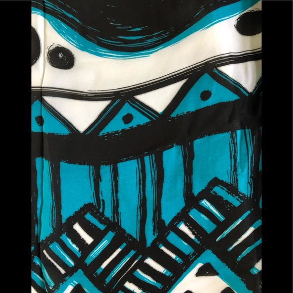 New York & Company Geometric Dress  Size S Bell Sleeves Colorful Summer - Picture 9 of 11